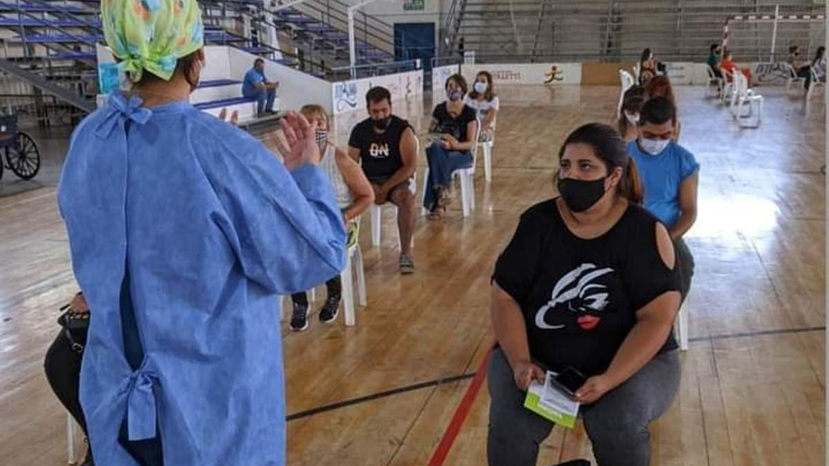 Plan de vacunación contra el coronavirus de la provincia de Río Negro. Fuente: (Twitter)