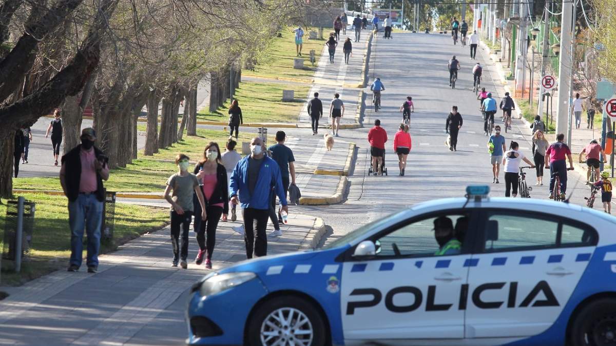 Controles en Neuquén. Fuente: (Twitter)