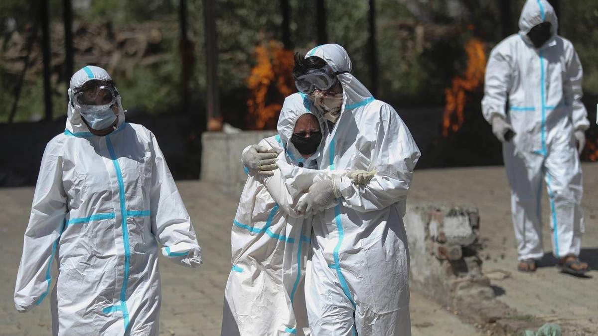 Crisis sanitaria en India. Fuente: (Twitter)