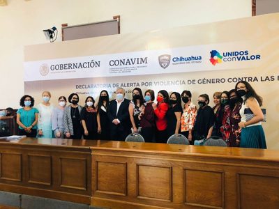 Gobierno federal emite alerta por violencia de género en cinco municipios de Chihuahua