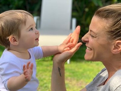 Canchera y dormilona: Eugenia Tobal retrató de esta manera a Ema y nos inundó de amor