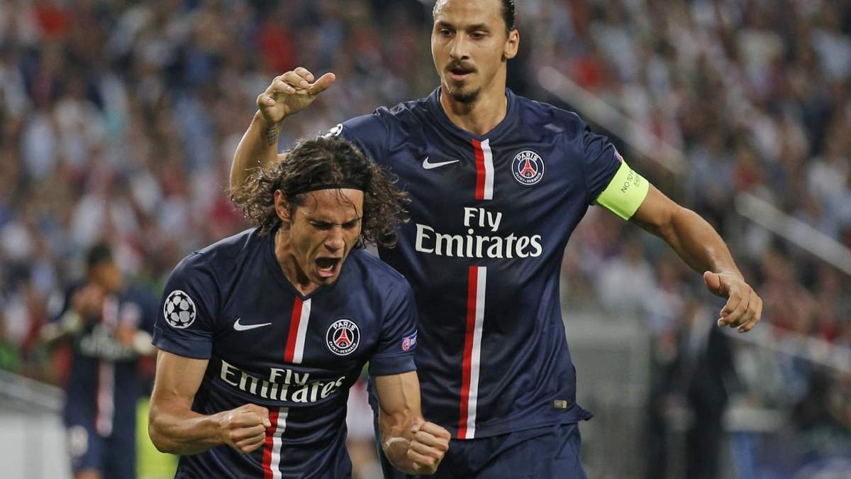 Zlatan y Cavani. Fuente (Instagram)