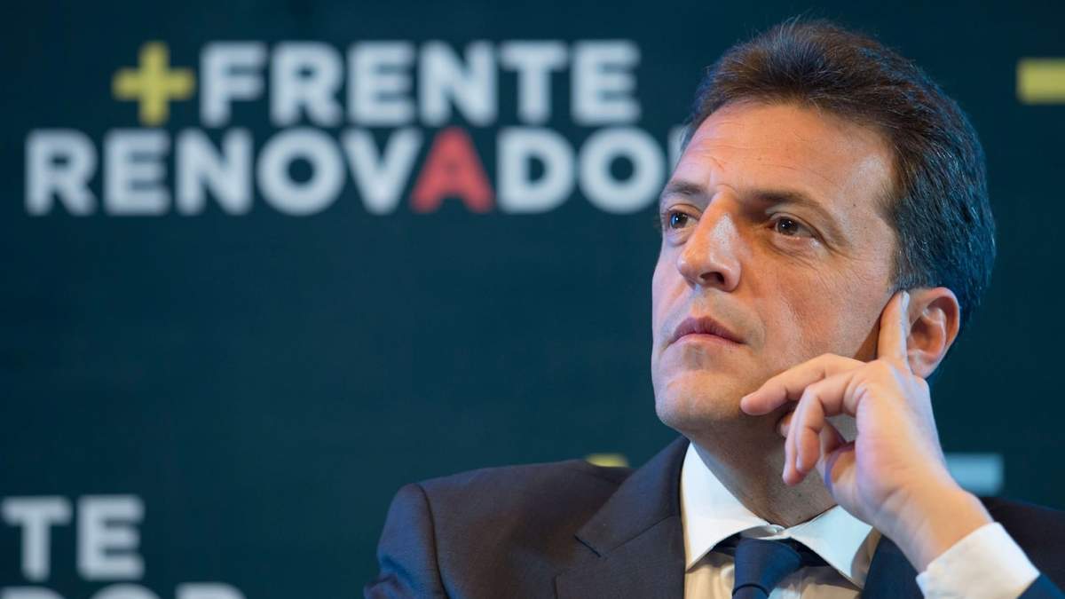 Sergio Massa, líder y fundador del Frente Renovador. Fuente: (Twitter)
