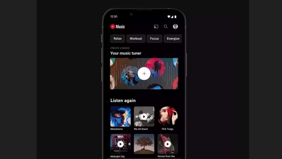 La aplicación YouTube Music