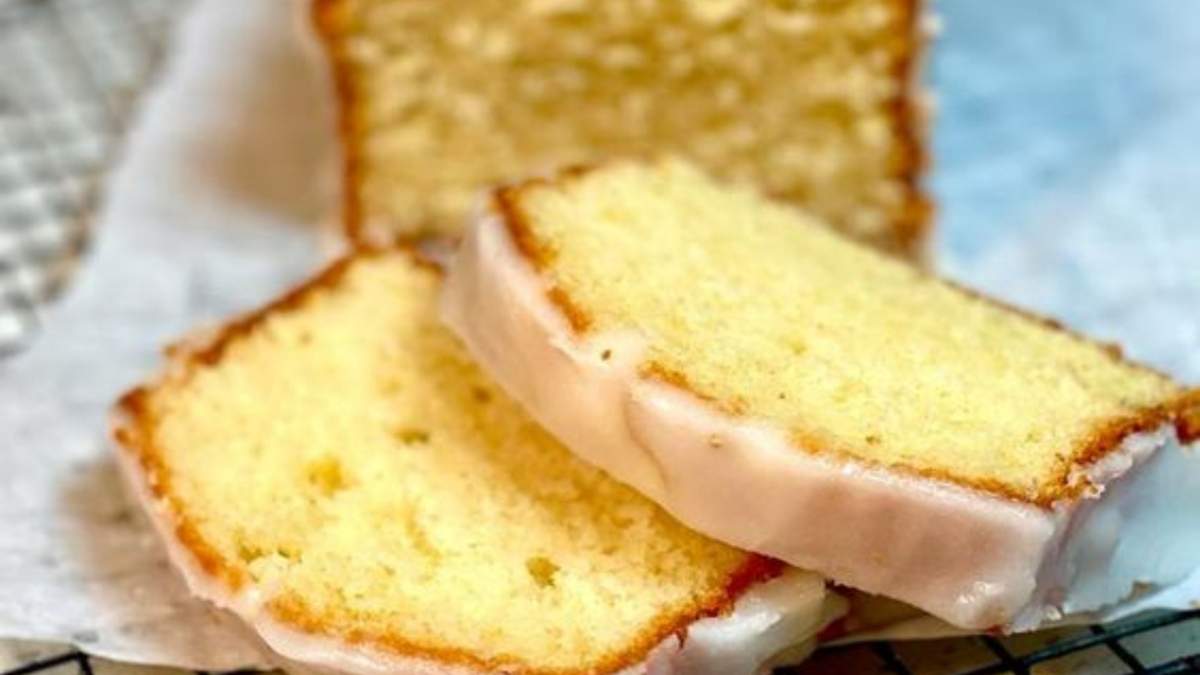 Budín de yogurt y limón. Fuente: (X)