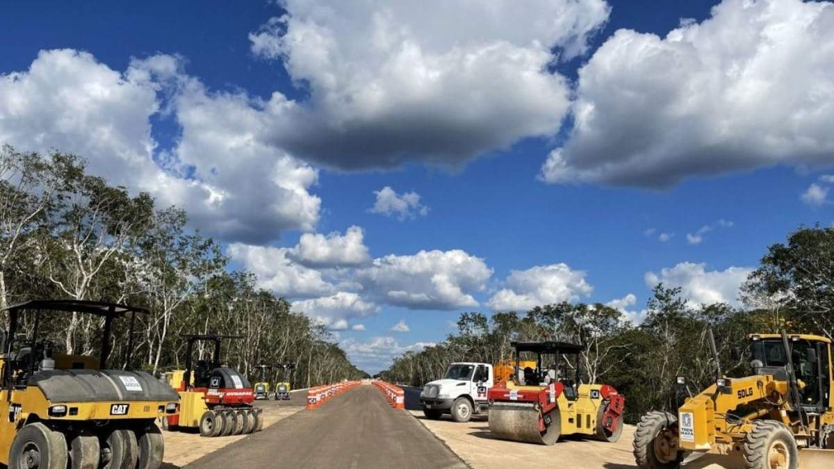 Obras en el Tren Maya