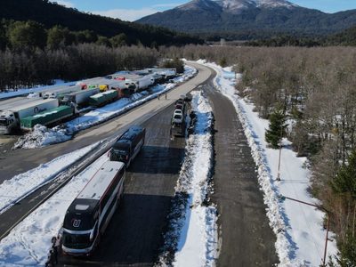 Restringieron la circulación en el paso fronterizo Cardenal Samoré por las inclemencias climáticas