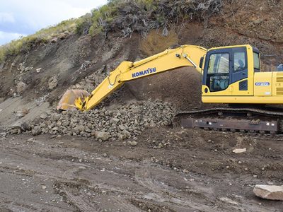 Realizan obras para mejorar la conectividad vial en las rutas provinciales 6 y 21