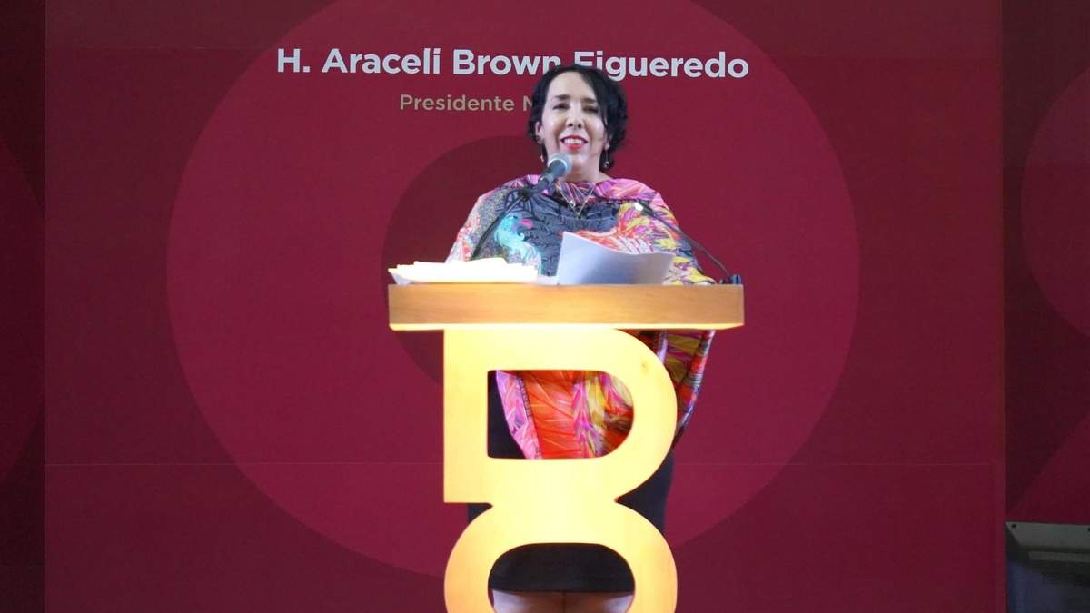 La alcaldesa Araceli Brown Figueredo