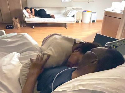 La hija de Pelé publica una foto junto a su padre y asegura que siguen "en la lucha"
