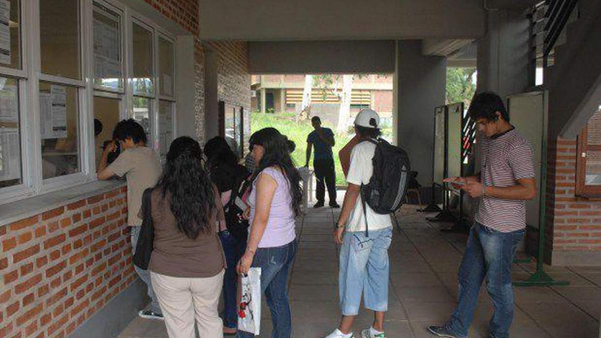 Inscripción a las cursadas de la Universidad Nacional de Jujuy. Fuente: (Twitter).