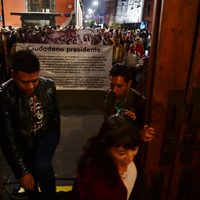 Alcaldes protestan frente a Palacio Nacional; exigen más recursos y seguridad