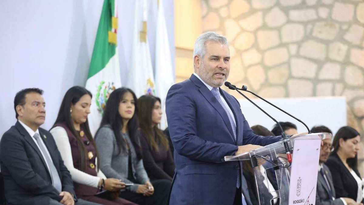Alfredo Ramírez Bedolla, en conferencia de prensa