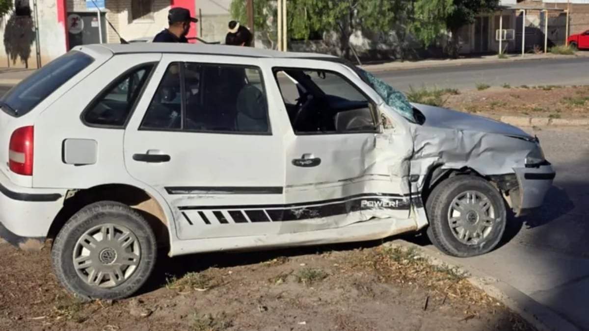 Asi quedó el auto.