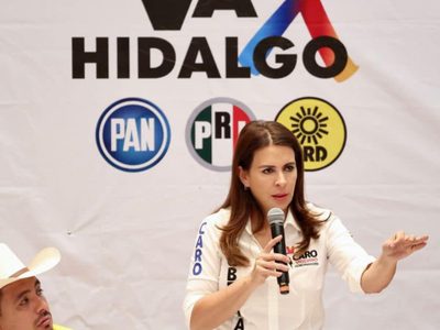 Va por México defiende a su candidata Carolina Viggiano y exige a AMLO no intervenir en Hidalgo