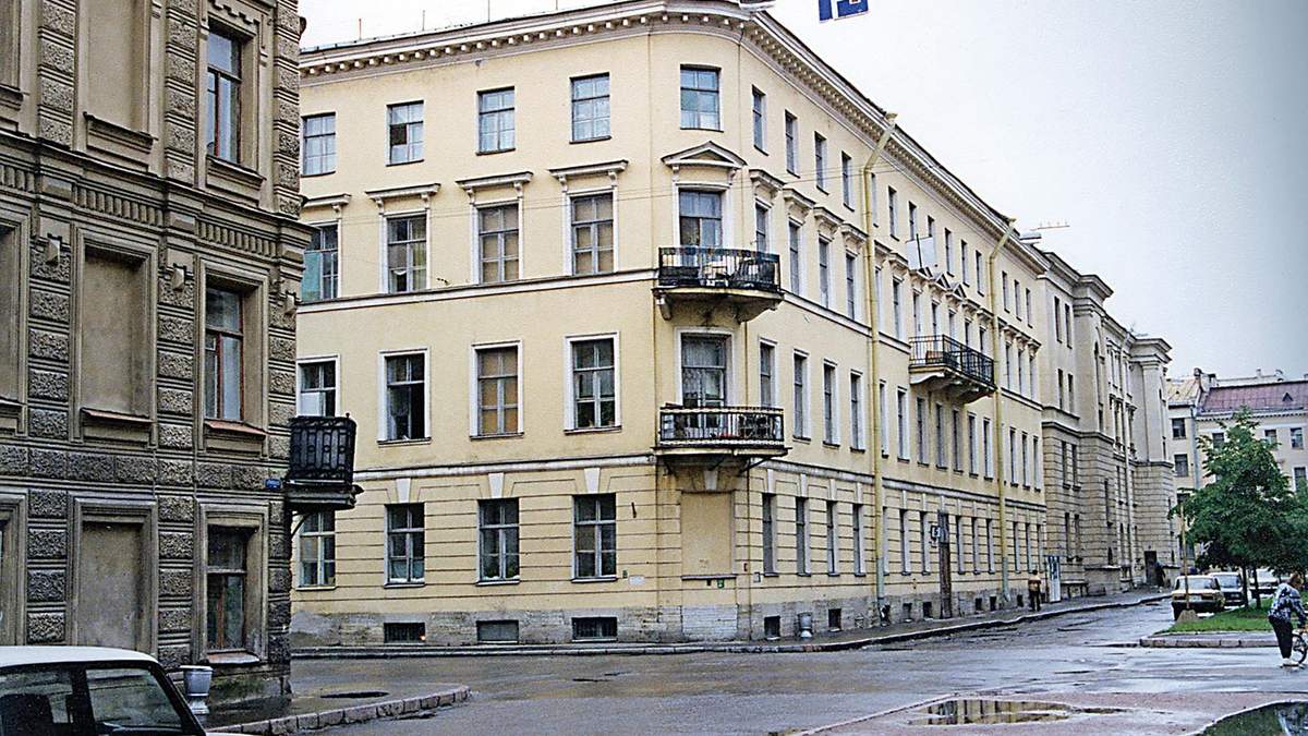 La casa (hoy museo) en San Petersburgo