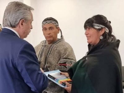 La Confederación Mapuche de Neuquén llevó su reclamo al presidente