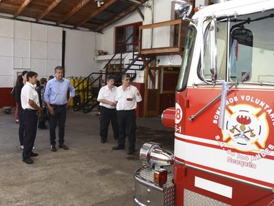 Les robaron un costoso aparato a los bomberos voluntarios de San Martín de los Andes