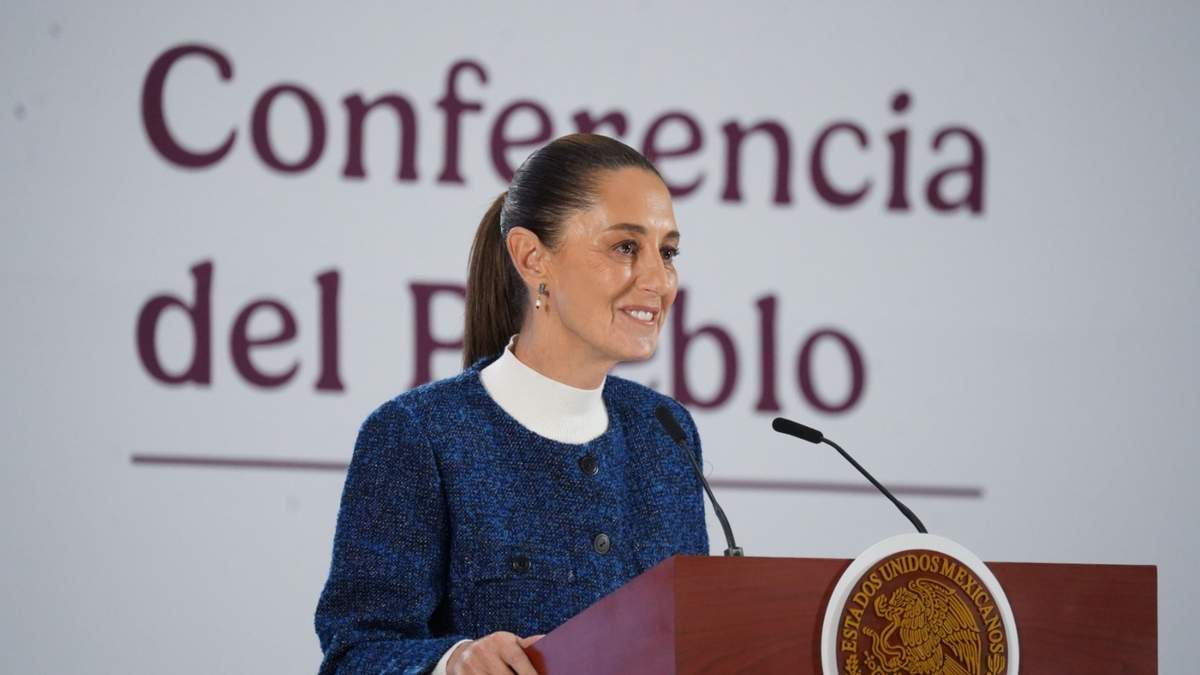 La presidenta Sheinbaum en la mañanera