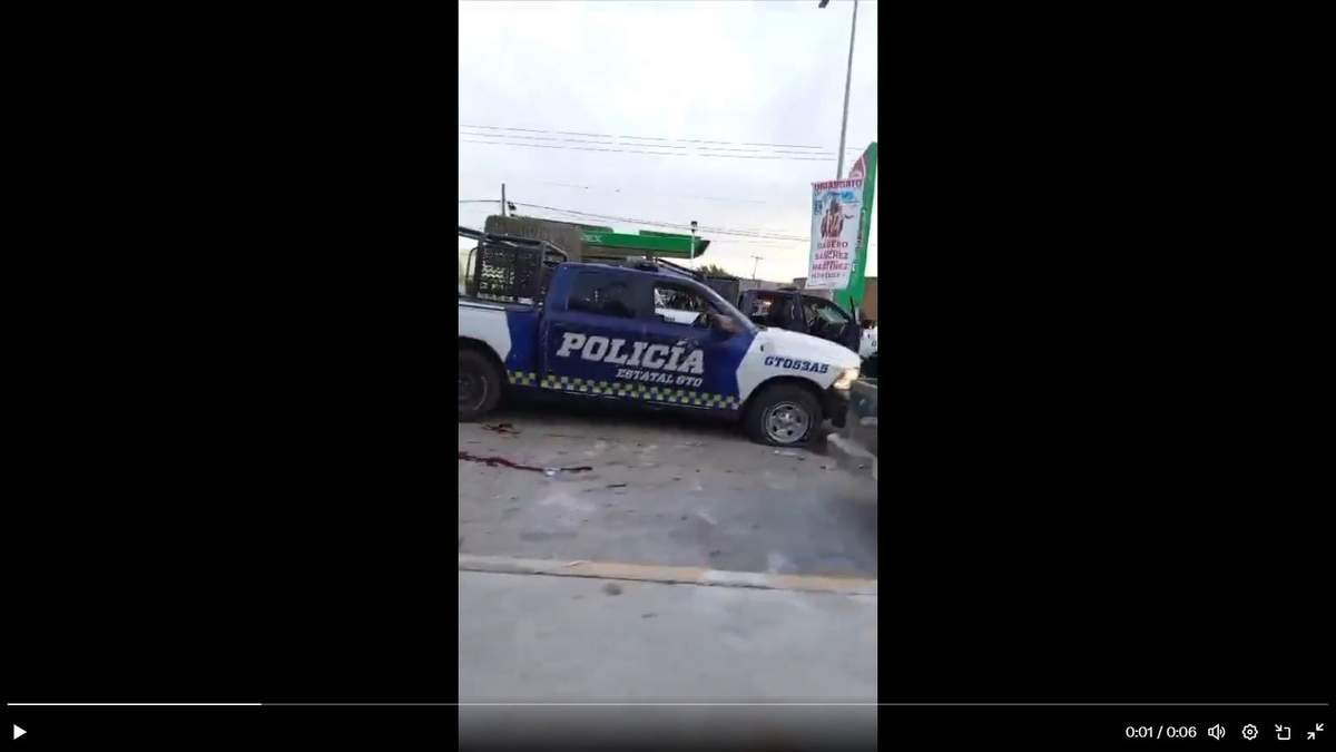 Ataque a policías en Uriangato