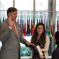 Christopher Landau rinde protesta como embajador de EU en México