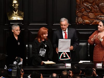 AMLO lamenta muerte de Rosario Ibarra de Piedra, pero omite hablar de su "encargo"