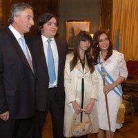 Cristina, Florencia y Máximo recordaron a Néstor Kirchner