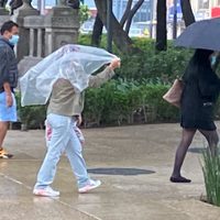 El SMN pronosticó chubascos y lluvias fuertes en occidente, centro y sur de México