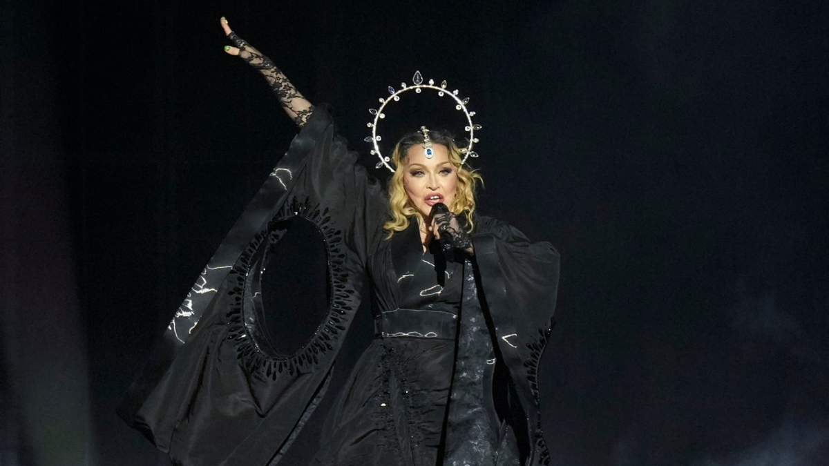 Madonna en su concierto en Rio de Janeiro, Brasil, el 4 de mayo del 2024