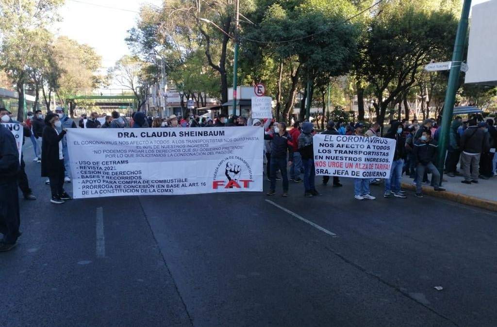 Manifestación de transportistas