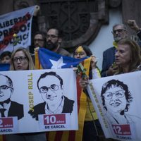 Líderes independentistas de Cataluña abandonan la prisión