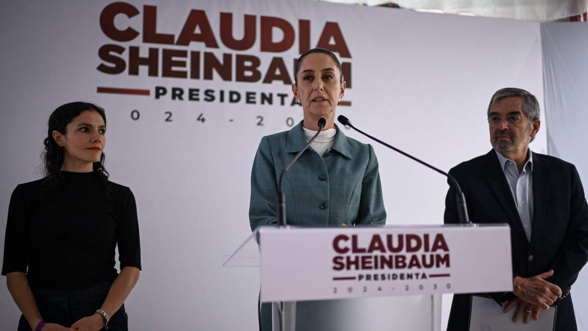 Renata Turrent, Claudia Sheinbaum y Juan Ramón de la Fuente