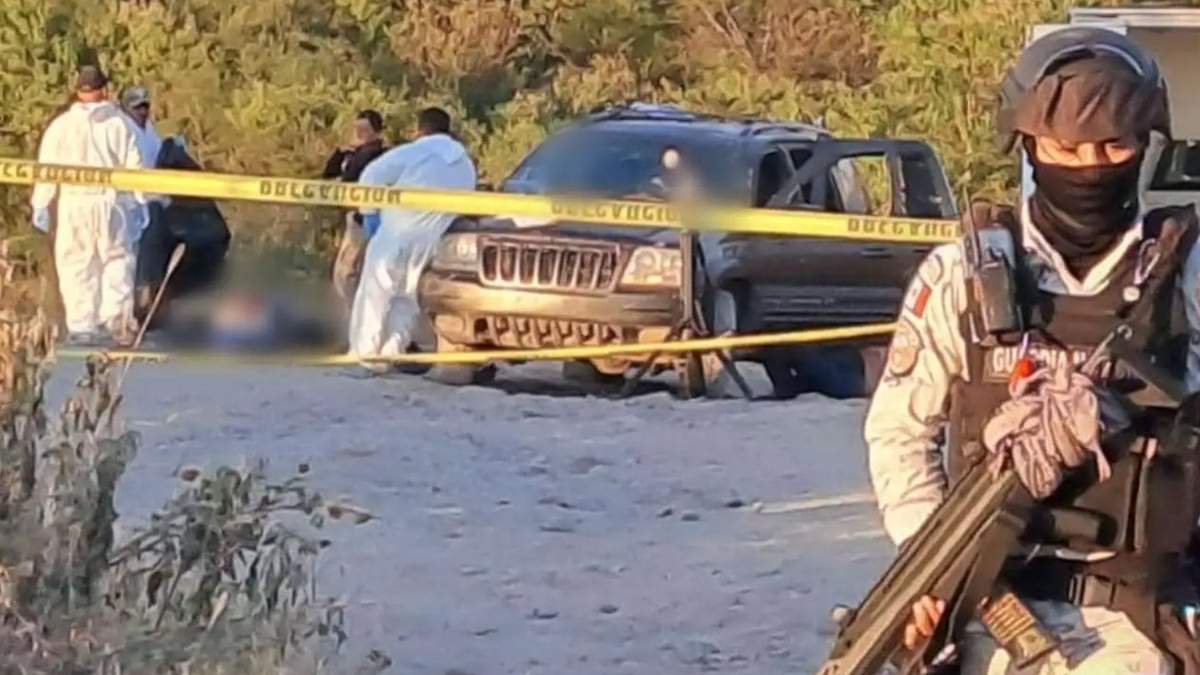 Vehículo atacado