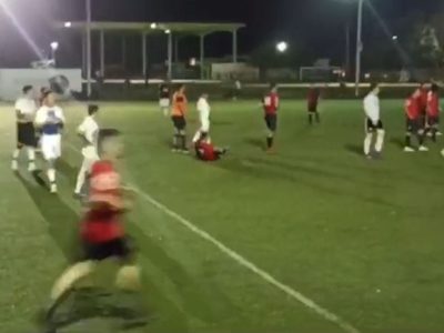 En pleno partido de futbol, asesinan de diez disparos al entrenador de un equipo en Sonora (Video)