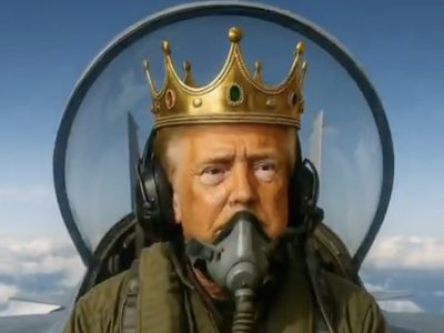 Trump responde a protesta “No Kings” con video IA de contenido escatológico