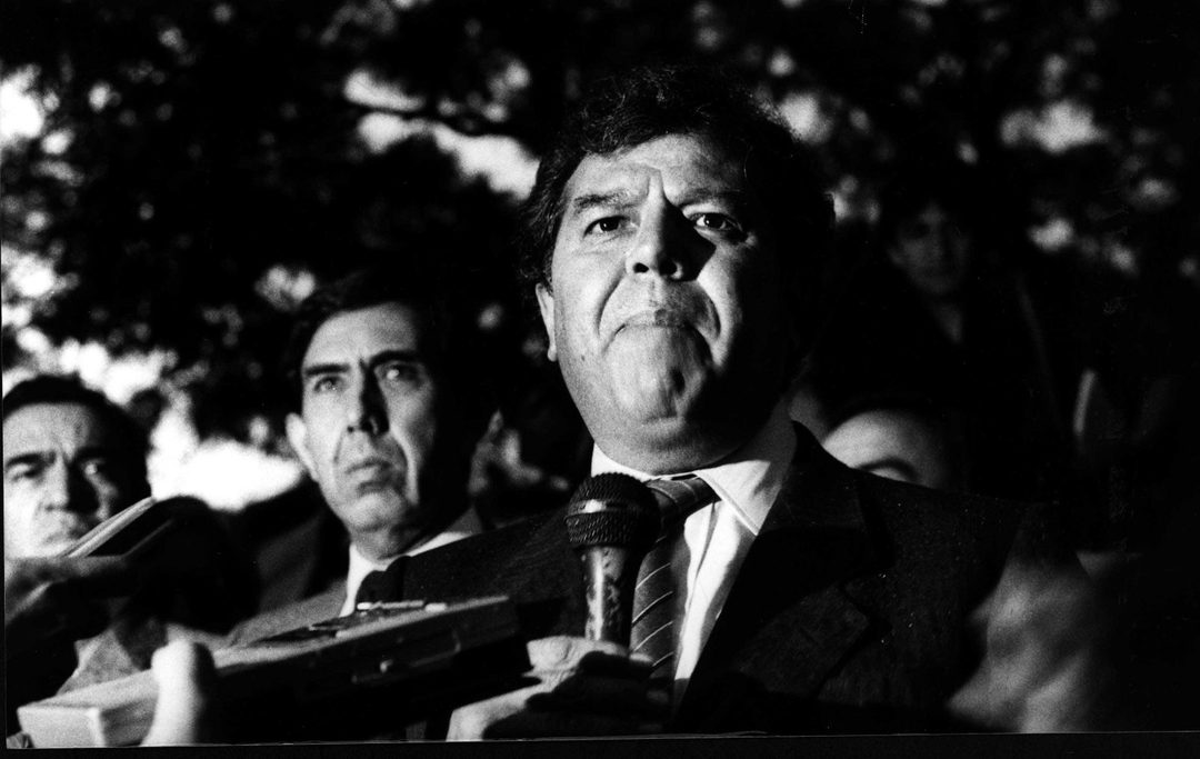 Cárdenas y Muñoz Ledo. Fundadores. Foto Archivo Proceso