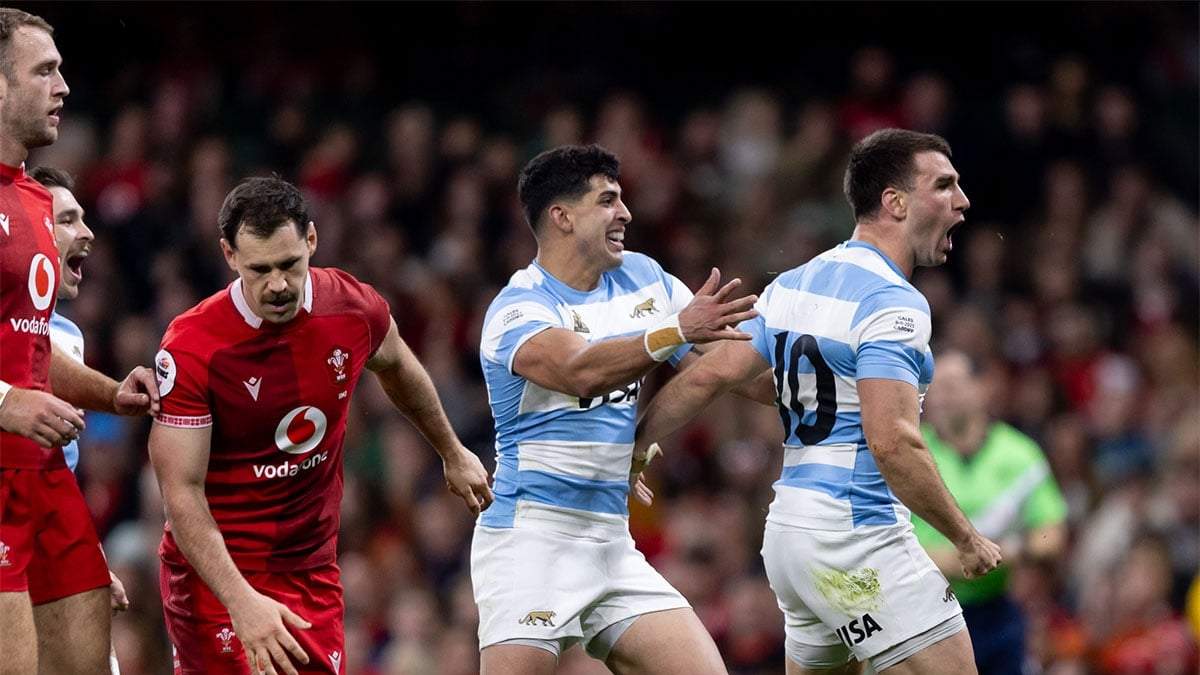 Los Pumas festejaron en Gales