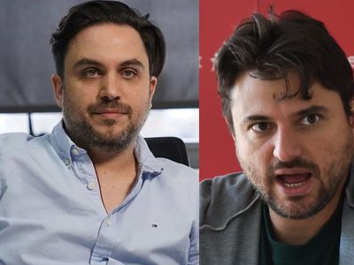Ramiro Marra tapó un cartel pintado por Juan Grabois sobre el nieto recuperado N°138