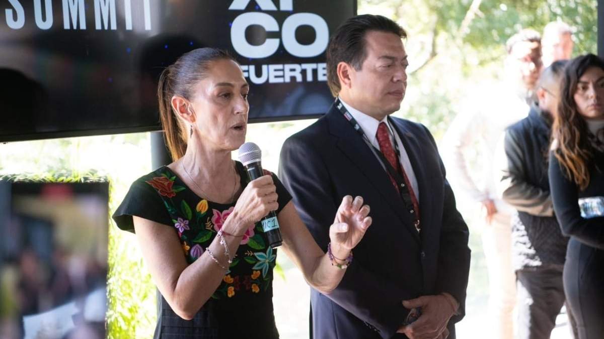 Claudia Sheinbaum y Mario Delgado