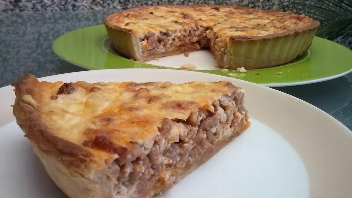 Tarta de carne. Fuente: (Instagram)