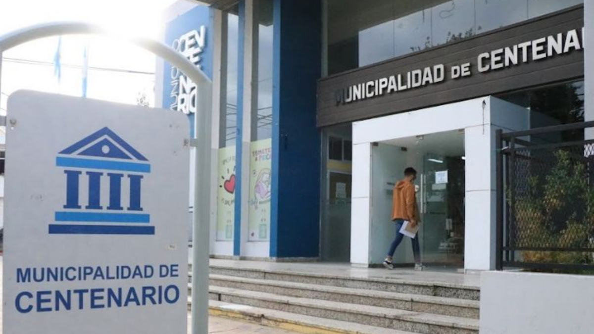 Municipalidad de Centenario. Fuente (Facebook).