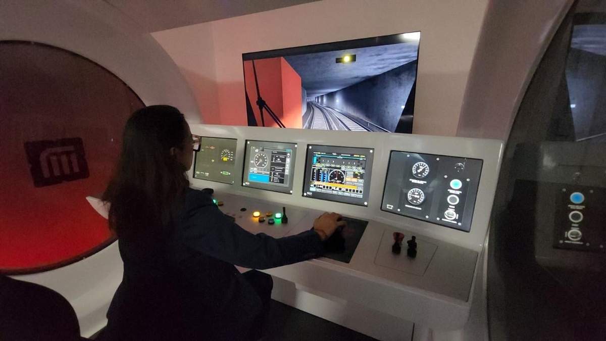 Entrenamiento de operadores del Metro