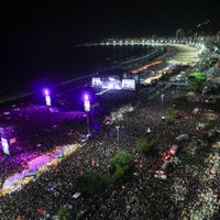 Policía impide atentado de bomba durante concierto masivo de Lady Gaga en Río de Janeiro