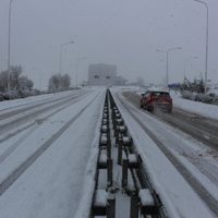 Nuevamente nieva copiosamente en Zapala
