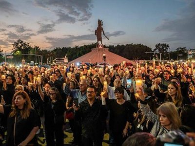“Los buenos somos más”: hacen Vigilia por la Paz en BC