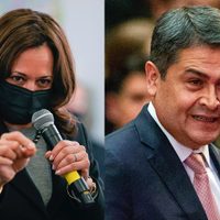 En conversación con Giammattei, Harris aboga por una "acción coordinada" en tema migratorio