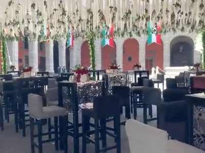 Revelan video de la fiesta del bicentenario en Palacio Nacional y acusan que no fue austera