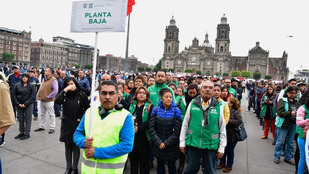 Macrosimulacro de sismo en la CDMX