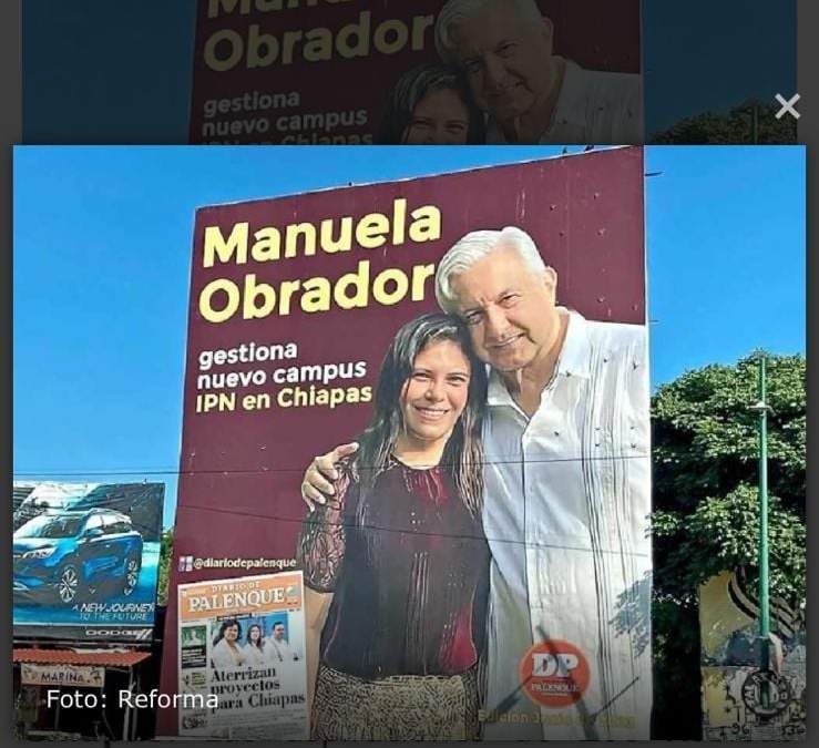 Manuela Obrador. Activismo en espectaculares