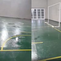 El Polideportivo de Vista Alegre sufrió filtraciones a meses de haber sido inaugurado